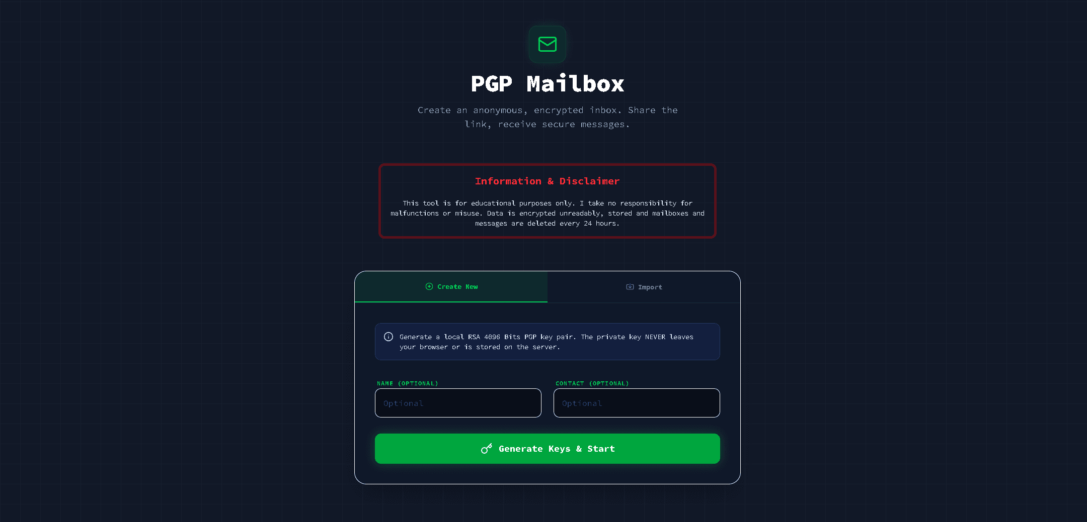 PGP Communication Platform